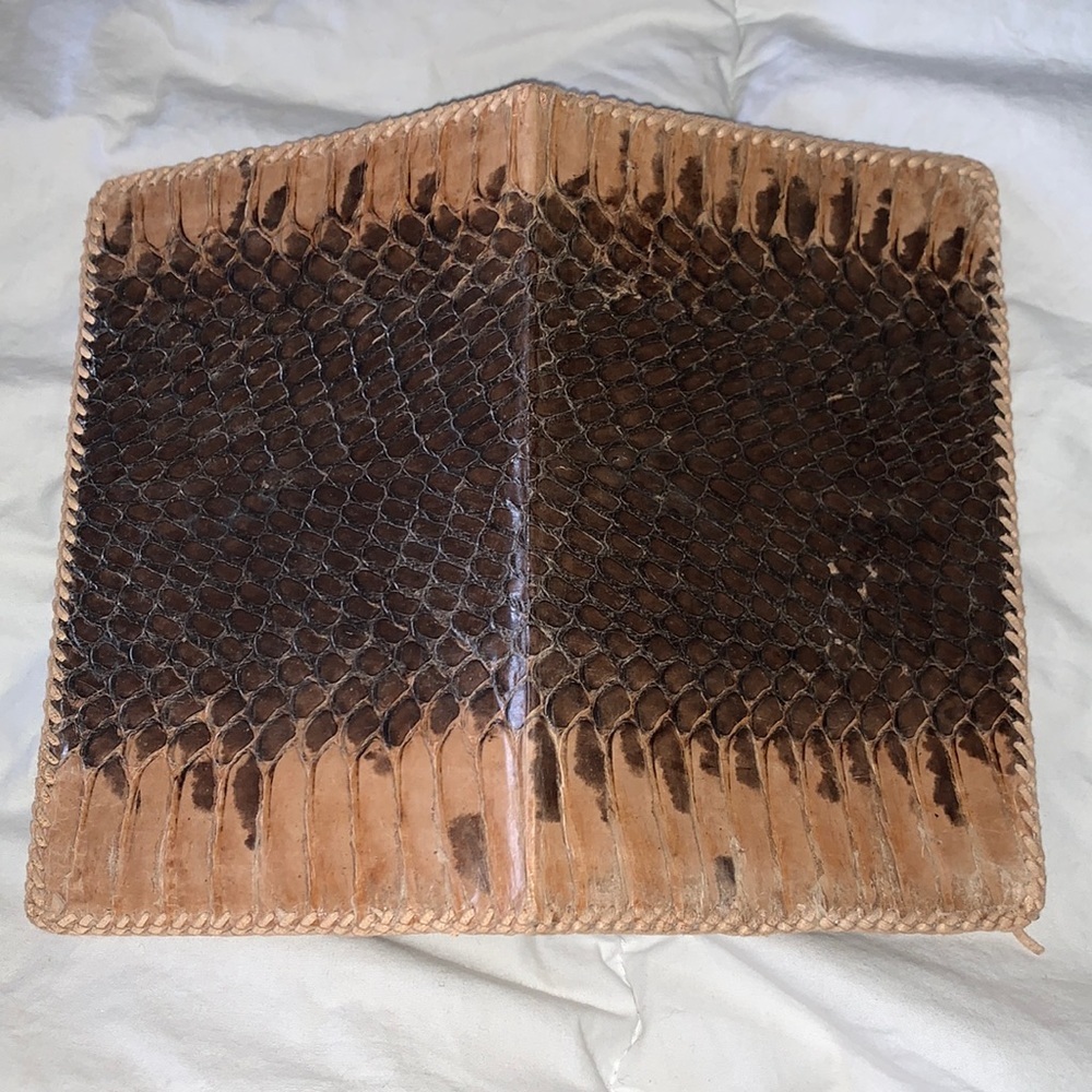 Vintage  real animal /snakeskin, passport holder